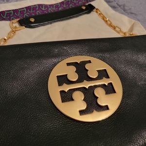Tory Burch, gold chain shoulder bag